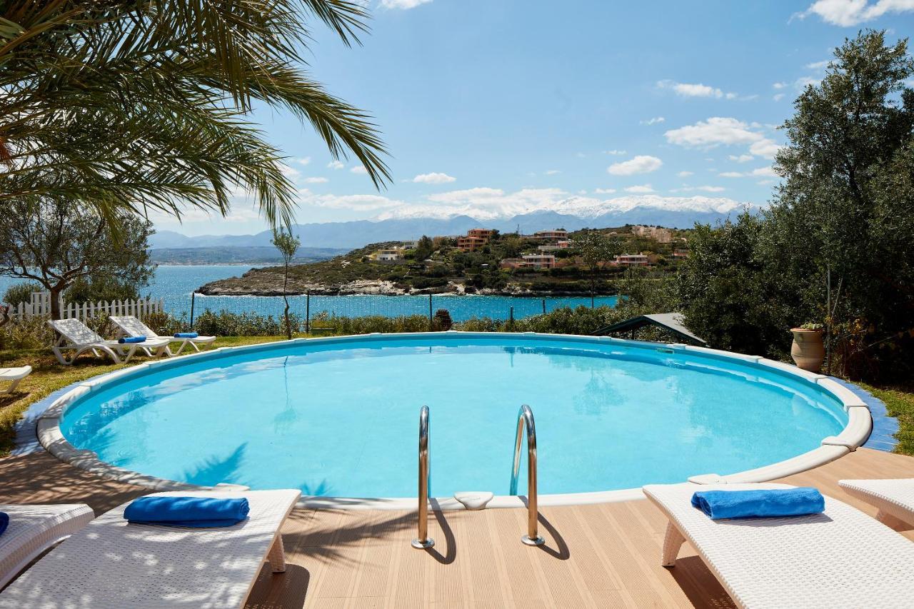 Seafront Villa Longobardi Chrissi Akti Chania Exterior foto
