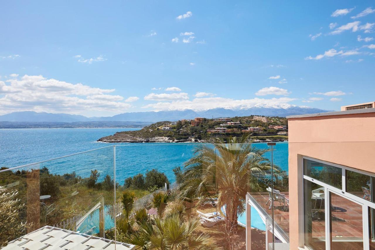 Seafront Villa Longobardi Chrissi Akti Chania Exterior foto