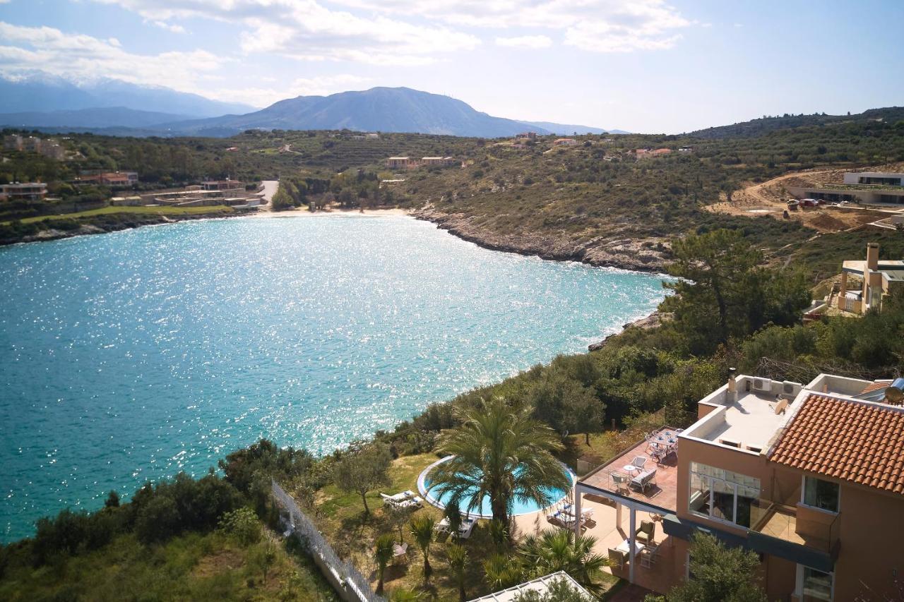 Seafront Villa Longobardi Chrissi Akti Chania Exterior foto
