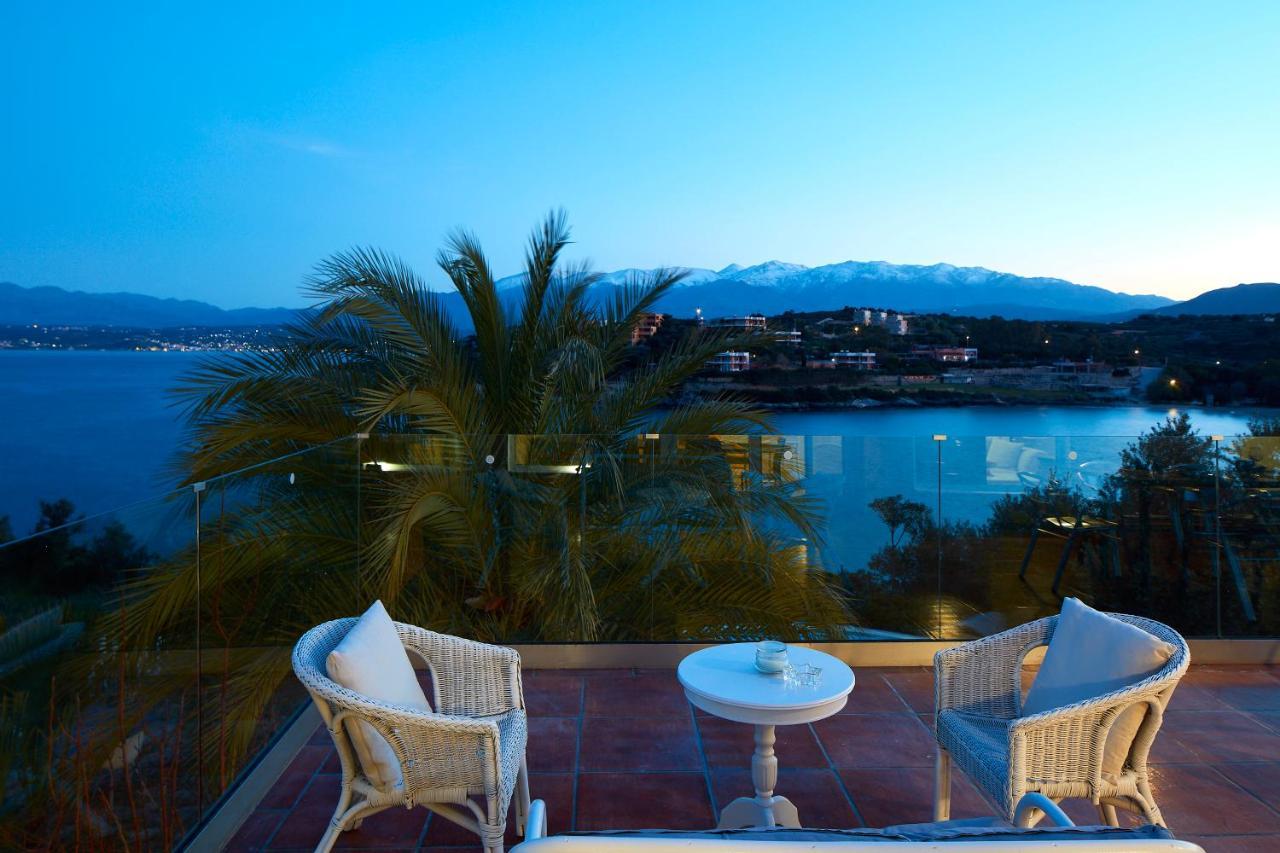 Seafront Villa Longobardi Chrissi Akti Chania Exterior foto