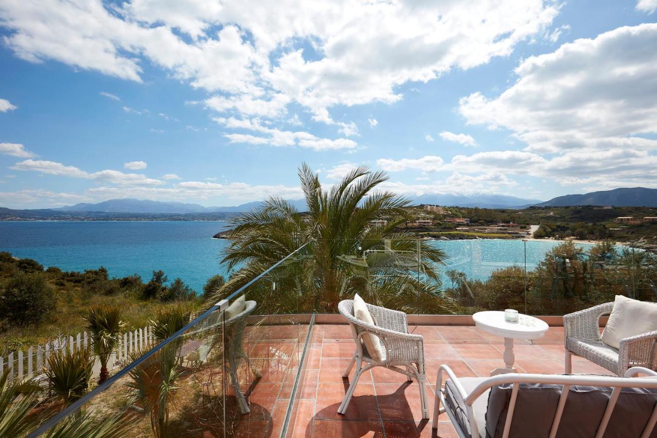 Seafront Villa Longobardi Chrissi Akti Chania Exterior foto