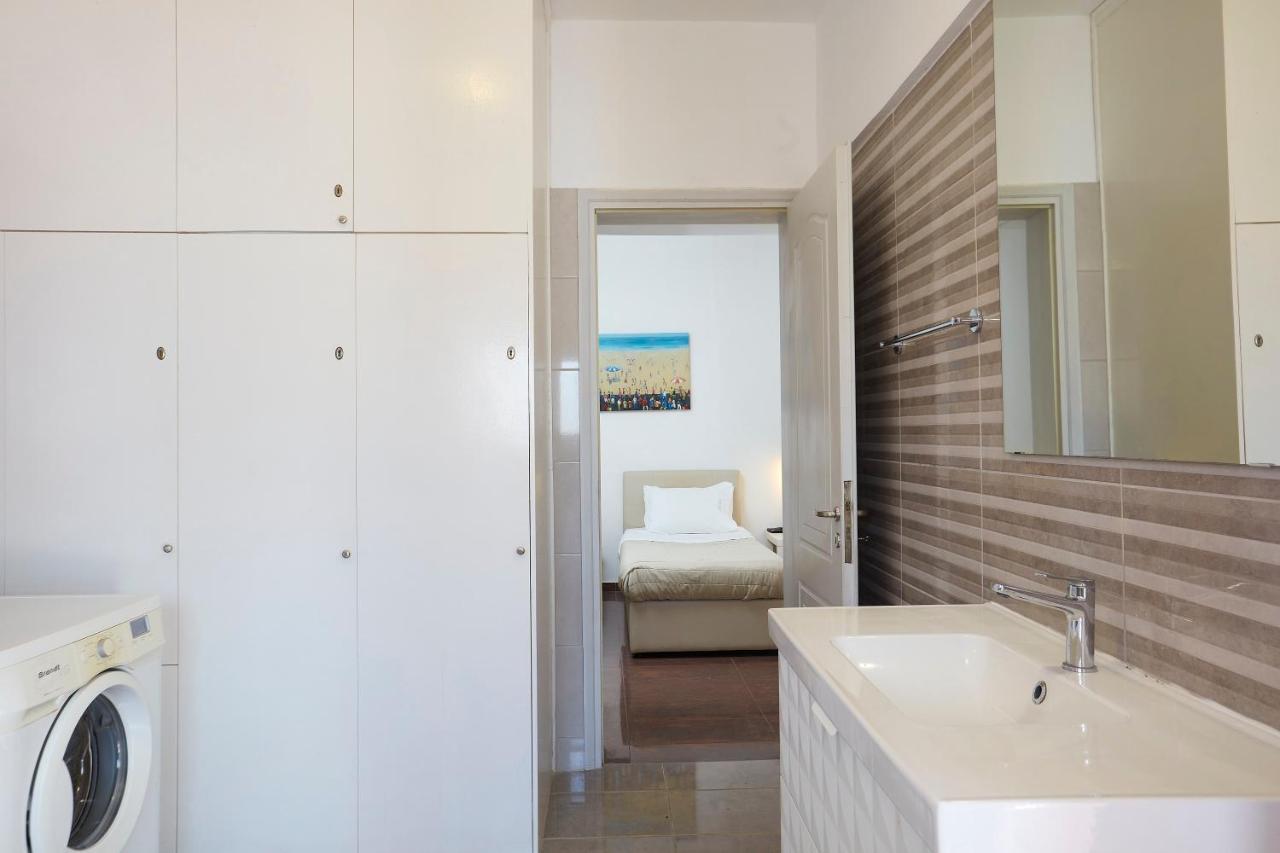 Seafront Villa Longobardi Chrissi Akti Chania Exterior foto