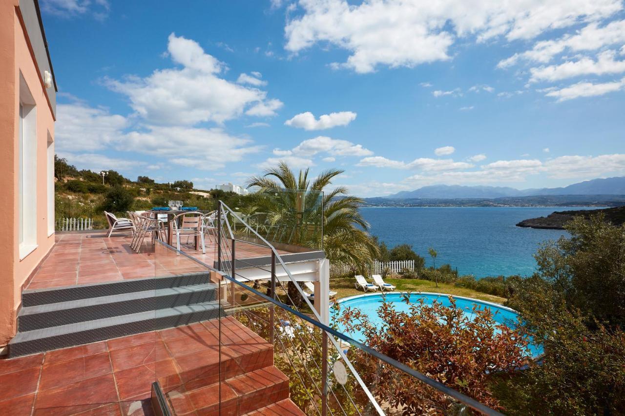 Seafront Villa Longobardi Chrissi Akti Chania Exterior foto